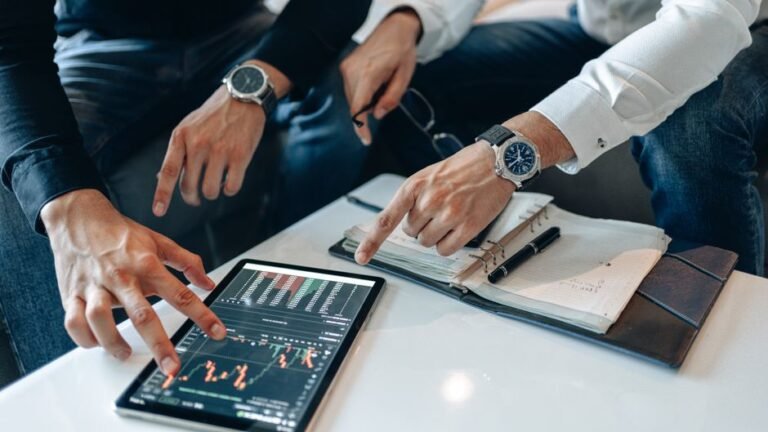 European investor reviewing ETF portfolio on laptop to build wealth with ETF millionaire strategy Europe