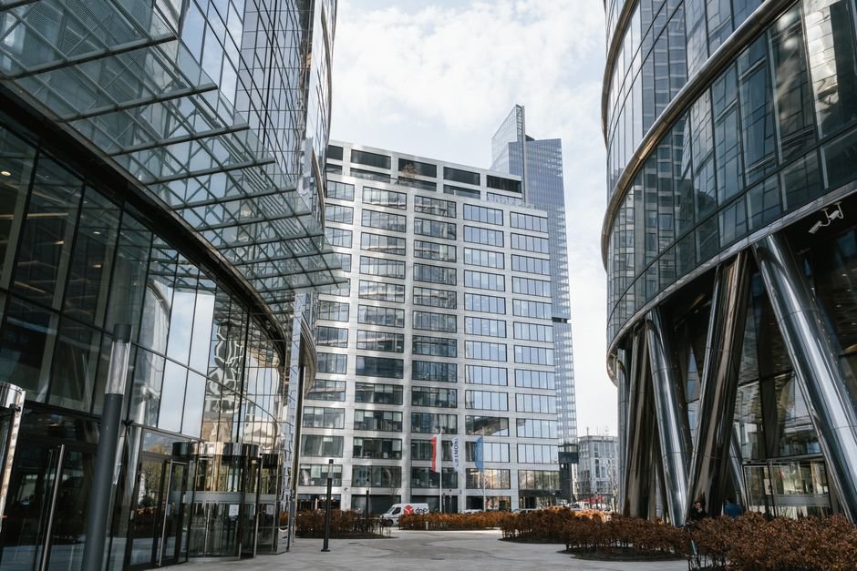 European financial regulator building facade in Brussels, representing broker regulated Europe list compliance