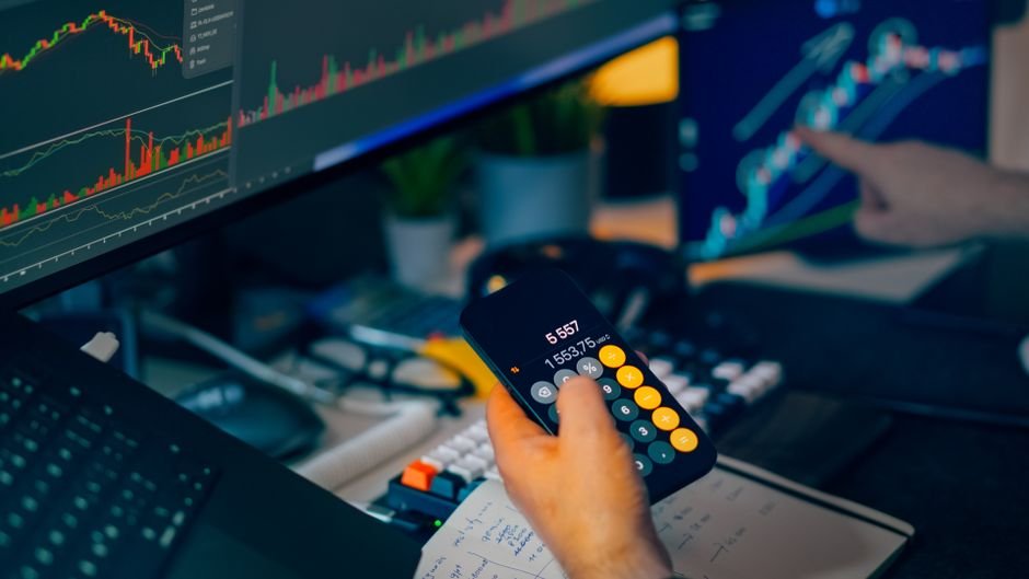 Calm European investor reviewing ETF portfolio statements for passive income strategy