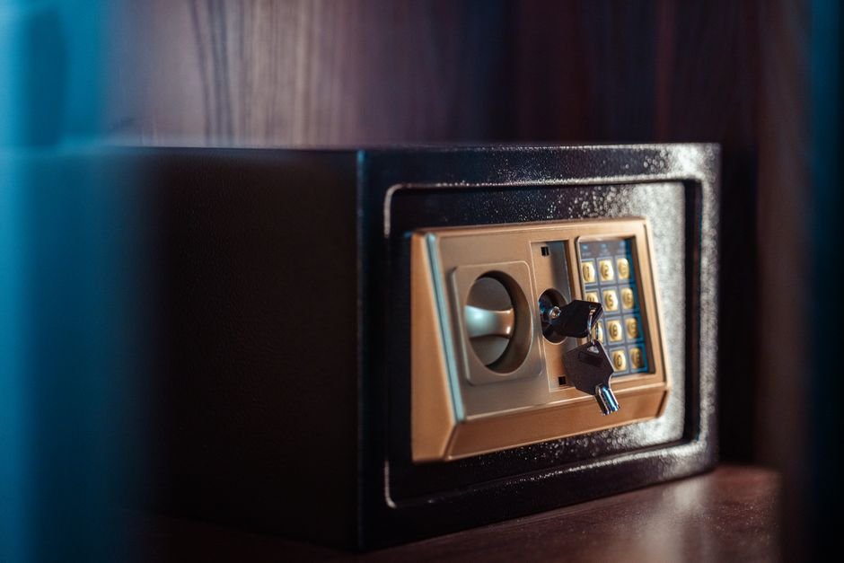 European broker secure vault with segregated client securities and financial assets