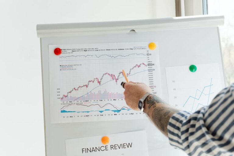 Confused investor reading a financial chart while learning what is an ETF for beginners in Europe